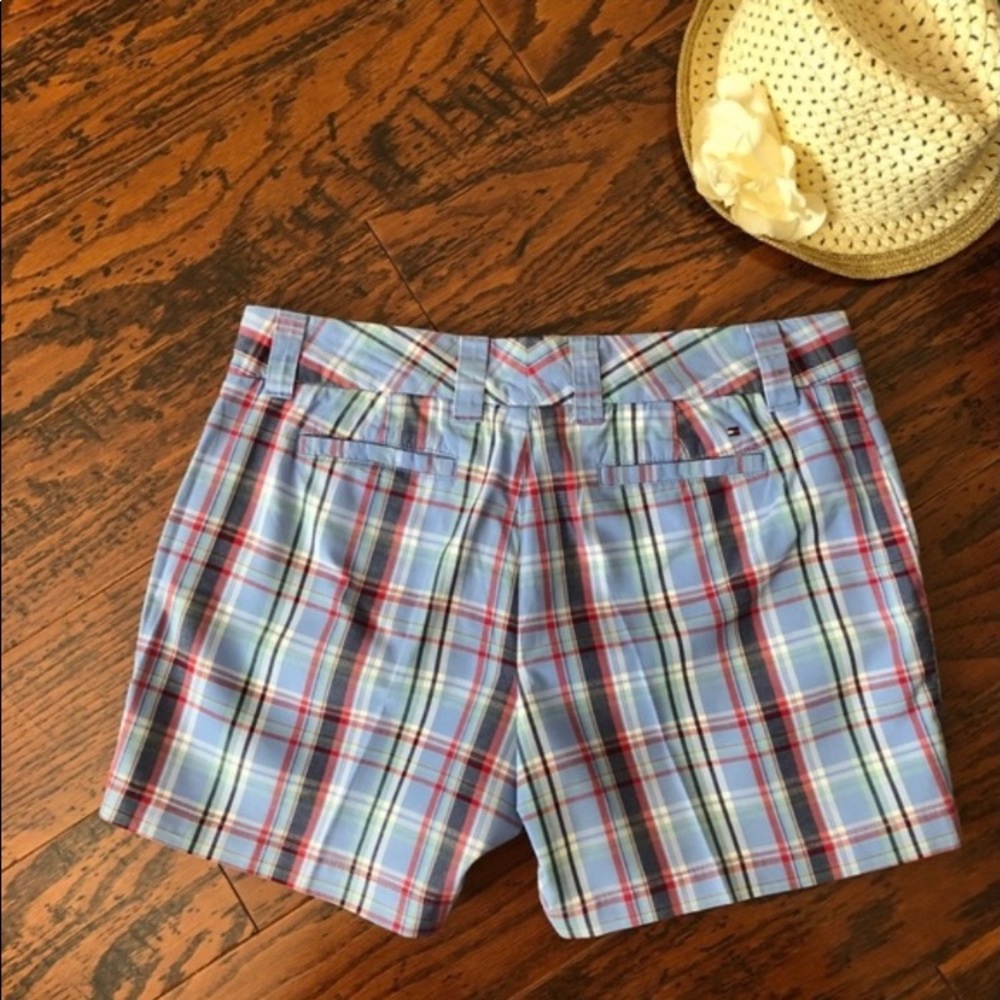 Tommy Hilfiger Preppy Blue Plaid Shorts